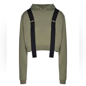 Pierre Darre Military Green Sweatshirt Size M